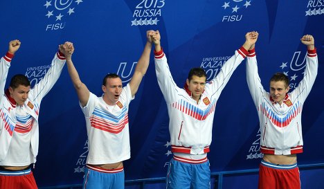 Сборная команда России стала лидером соревнований пловцов на Всемирной летней Универсиаде в Казани