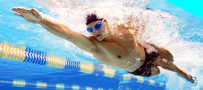 Модель дыхания в плавании на 100 м вольным стилем