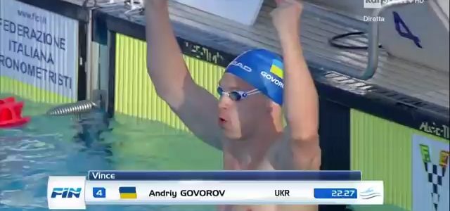 Пловец Говоров установил мировой рекорд: 50 метров баттерфляем: 22.27 (ВИДЕО)